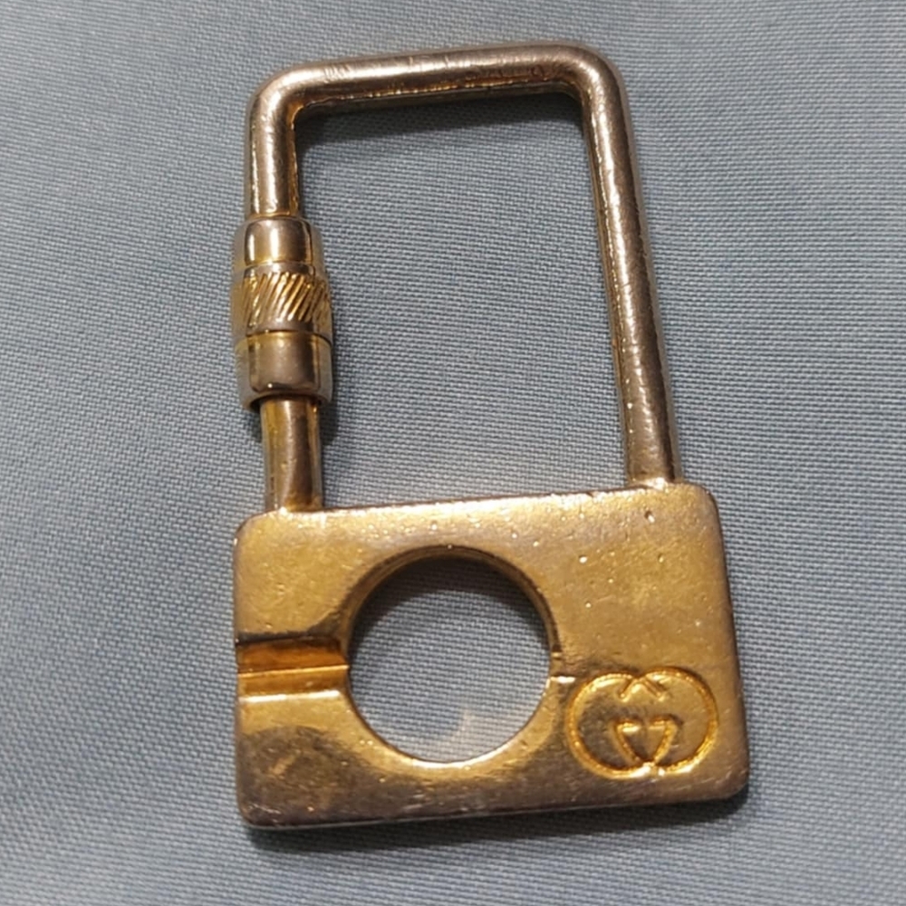 Gucci Gold Plated Vintage Keychain - Picture 3 of 3